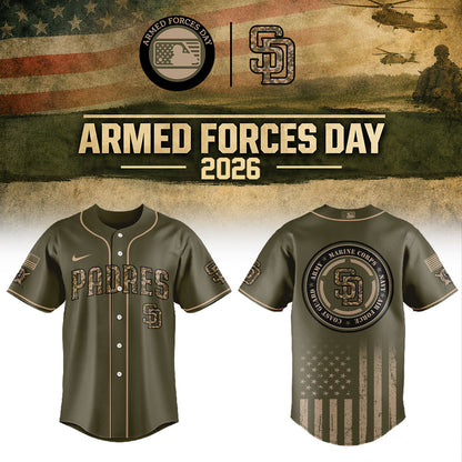 SD Padres Armed Forces Day 2026 Limited Jersey