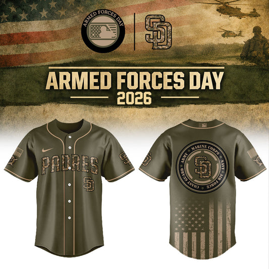 SD Padres Armed Forces Day 2026 Limited Jersey