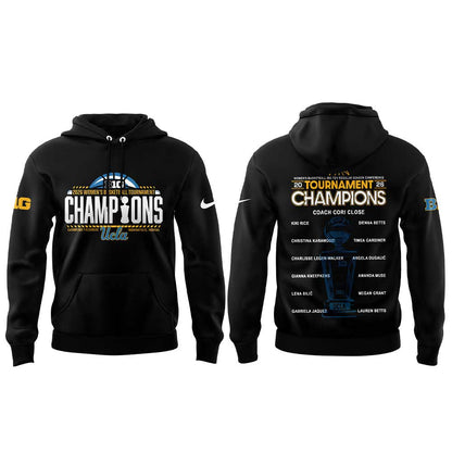 UCLA Women’s Basketball 2026 Big Ten Regular Season Conference Championship Black Hoodie