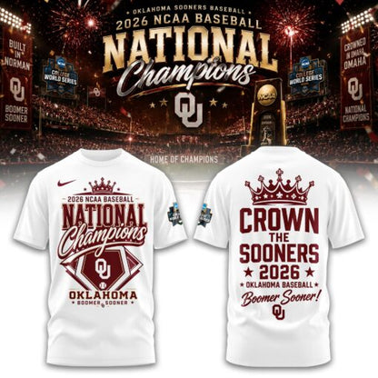Oklahoma Basbeball Champions ’26 Limited Edition Tshirt
