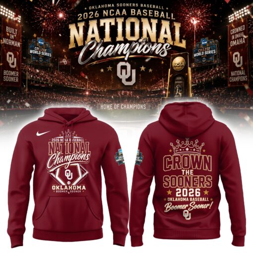 Oklahoma Basbeball Champions ’26 Limited Edition Hoodie