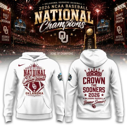 Oklahoma Basbeball Champions ’26 Limited Edition Hoodie