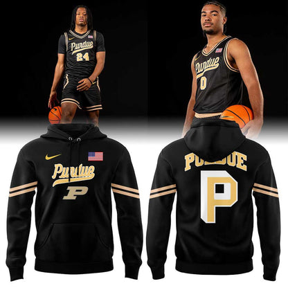 Purdue Basketball Night Mode Uniform 2025 Combo Hoodie