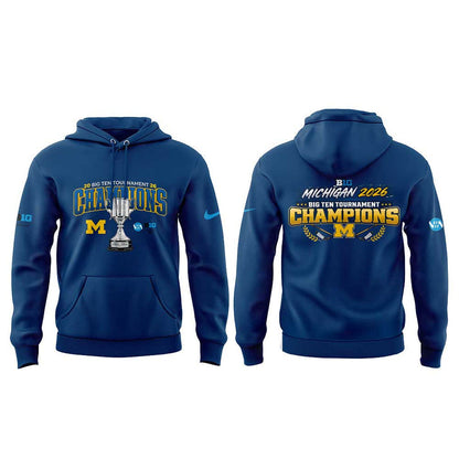 Michigan Wolverines Hockey 2026 Big Ten Men’s Ice Hockey Tournament Champions