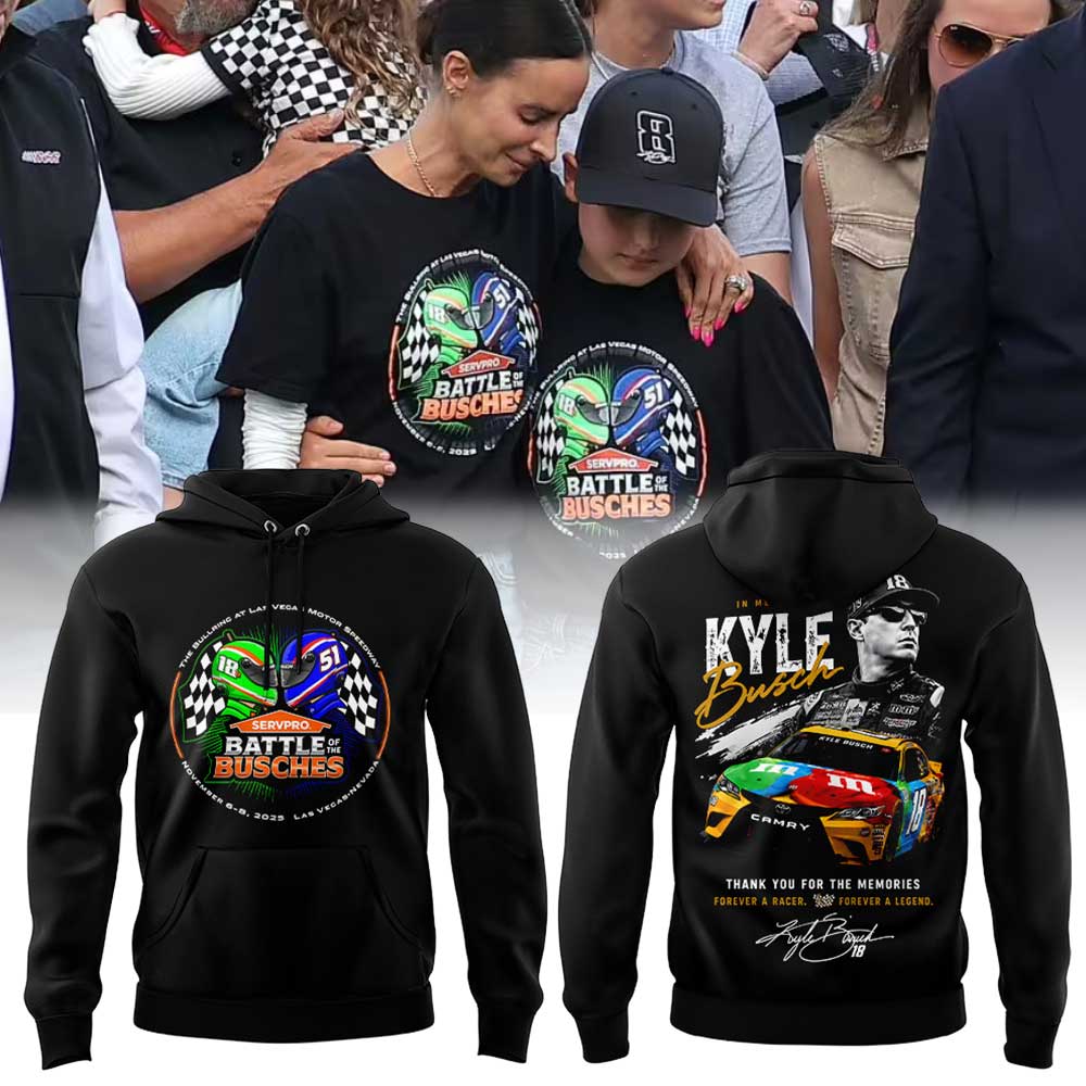 Men’s Racing Legend Memorial Kyle Busch Limited Edition Hoodie