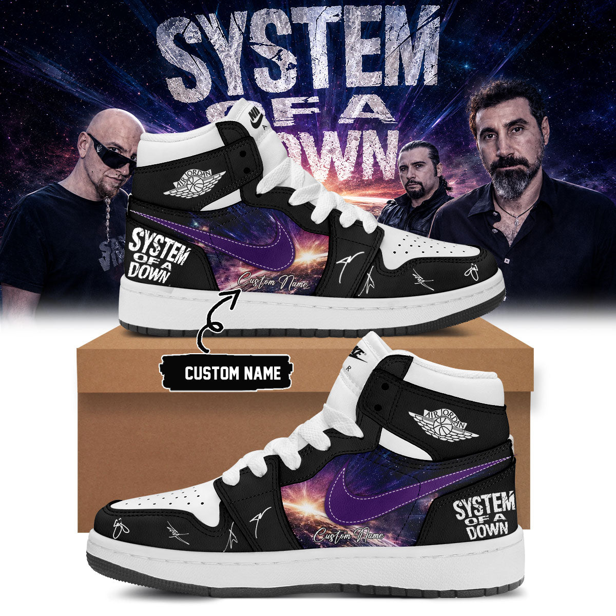 System of a Down “Europe / UK Stadium Tour 2026” Signature Limited Edition – Shoes