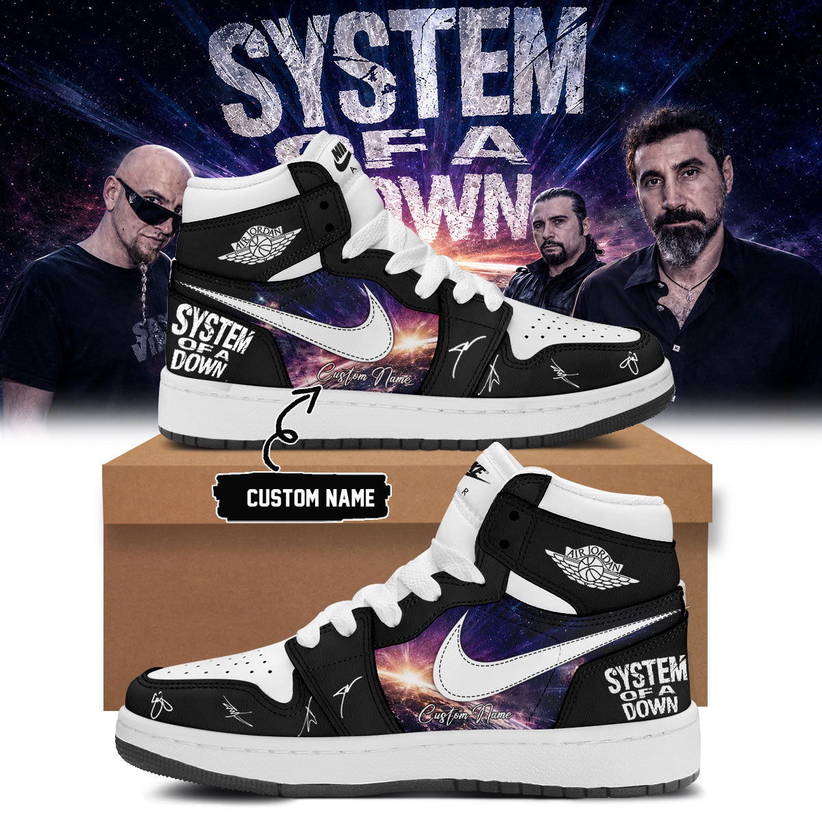 System of a Down “Europe / UK Stadium Tour 2026” Signature Limited Edition – Shoes