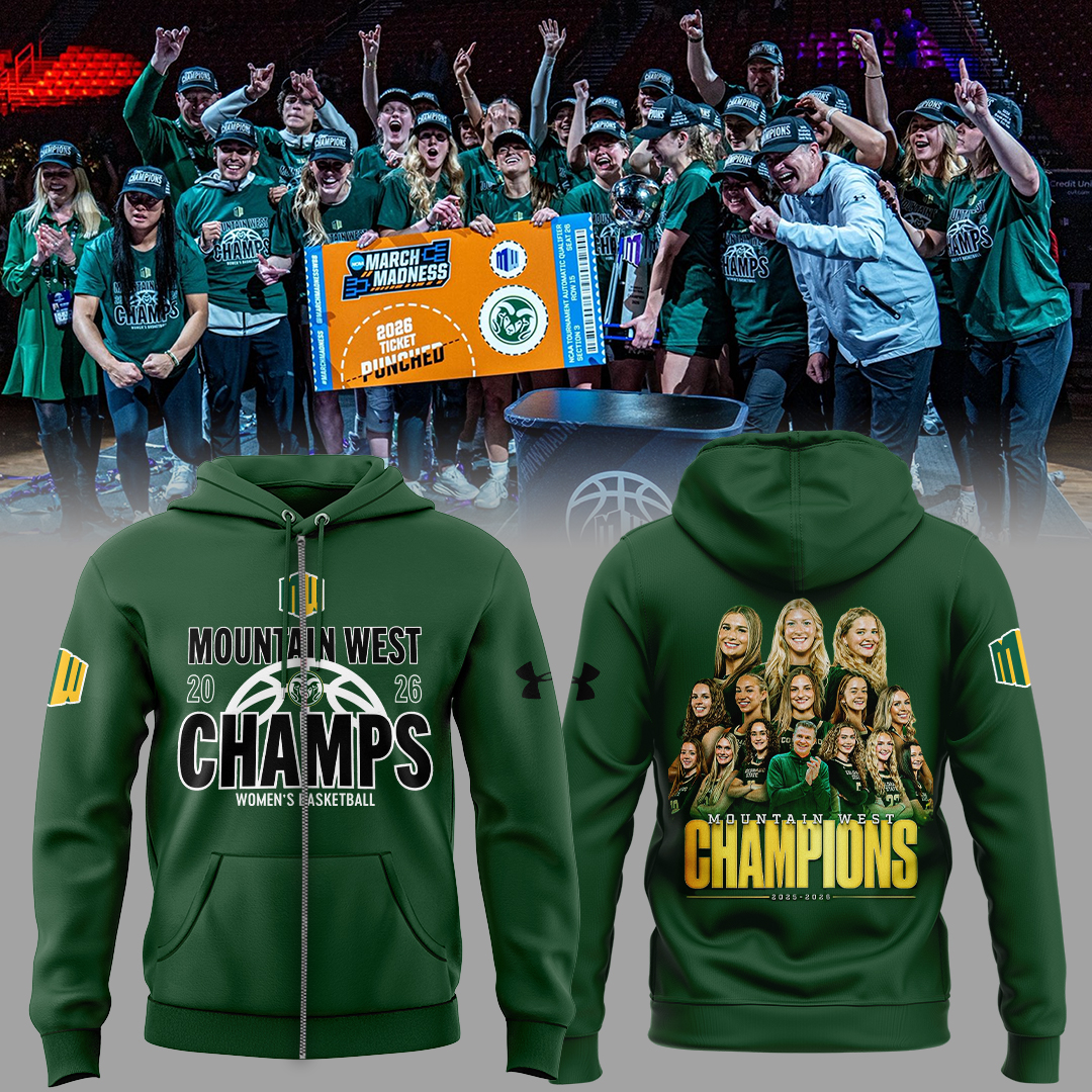 Limited Edition CSUWBasketball Champions ZIP Hoodie