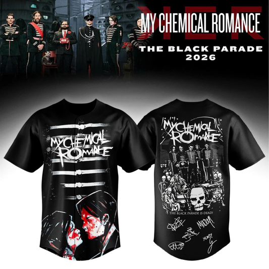 Limited Edition MCR The Black Parade 2026 Tour Jersey