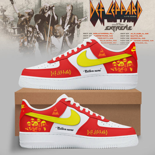 DEF LEPPARD LIVE 2026 MERCH COLLECTION SHOES