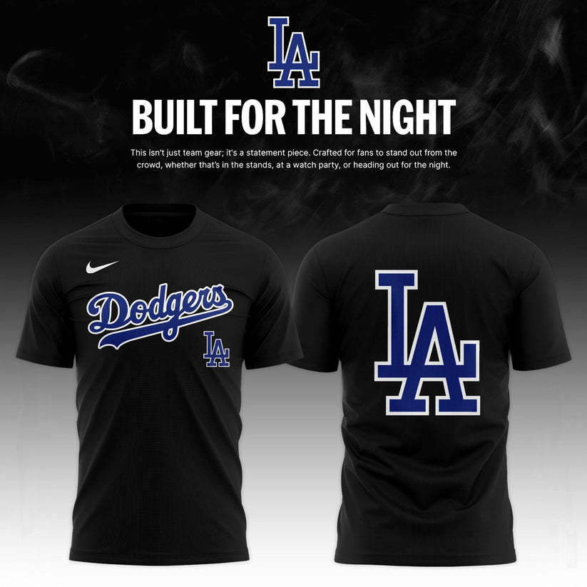 Los Angeles Dodgers 2026 Fashion Black Out Limited Edition Tshirt