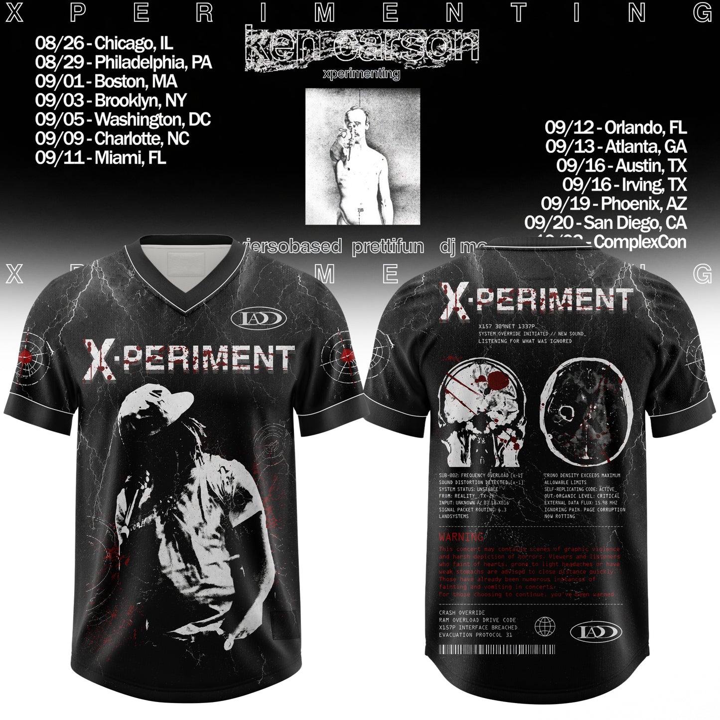 _Xperimenting Tour Football Jersey