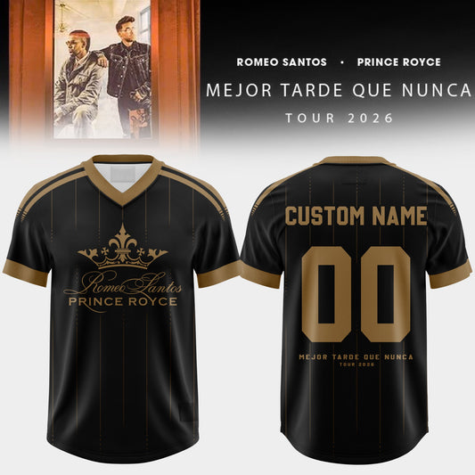 RS & PR – Mejor Tarde Que Nunca Tour 2026 Customize Football Jersey