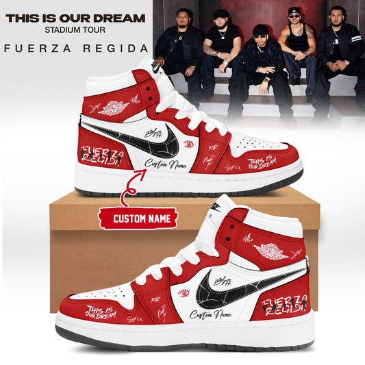 ,,.Fuerza Regida “This Is Our Dream Stadium Tour” 2026 Limited Edition Signature – Shoes