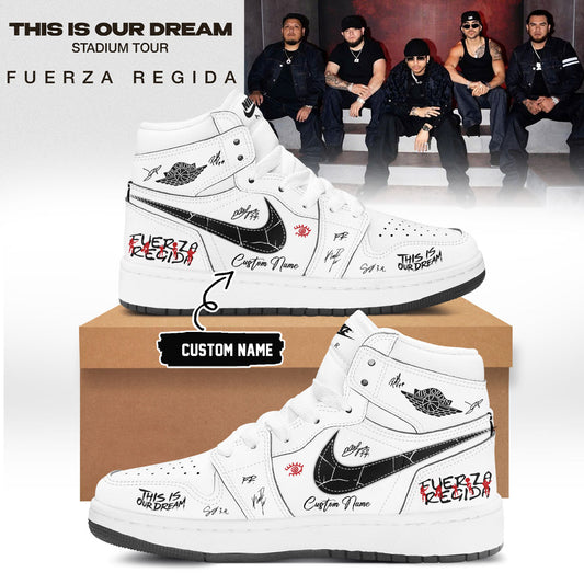 ,,.Fuerza Regida “This Is Our Dream Stadium Tour” 2026 Limited Edition Signature – Shoes