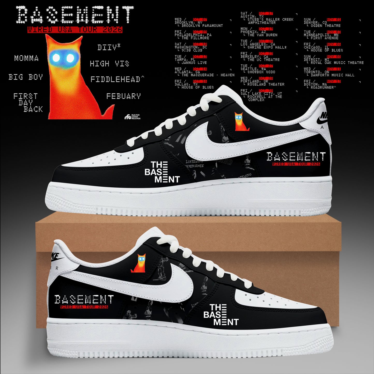 Basement – WIRED USA Tour 2026 Limited Shoes
