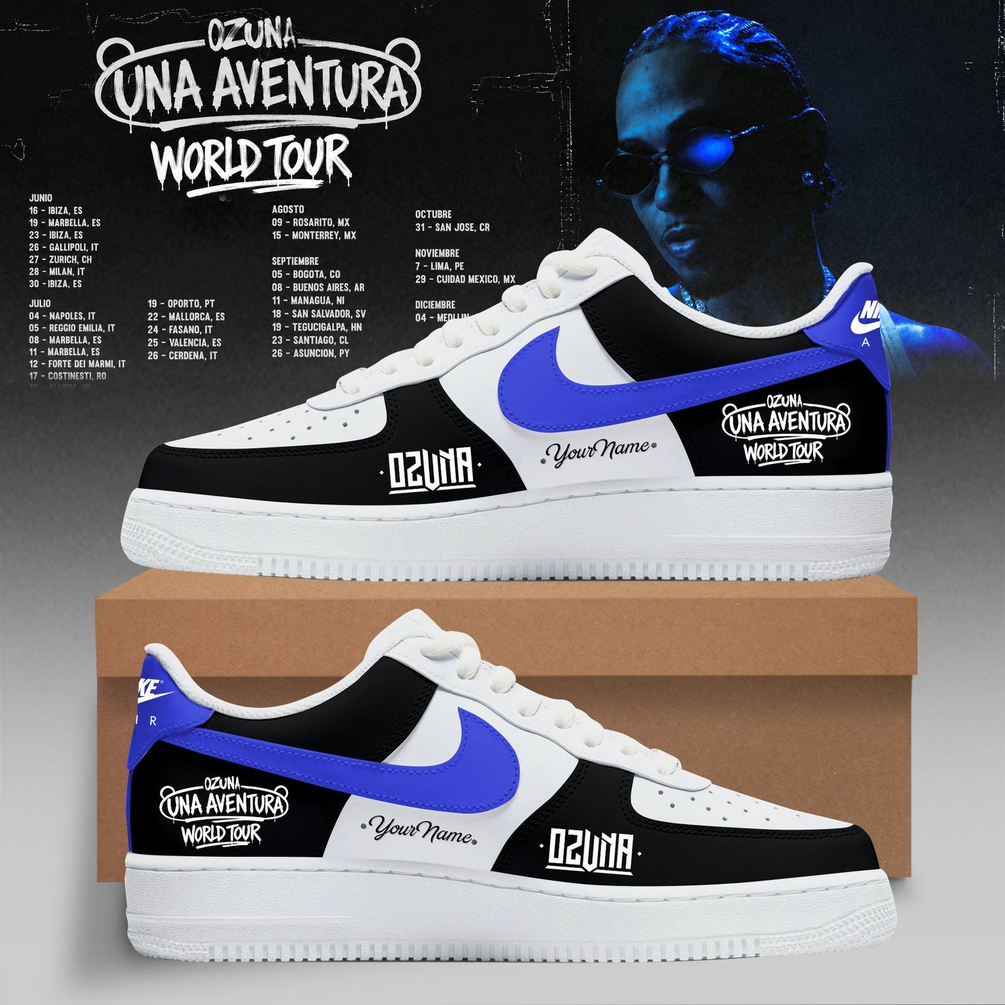 .UNA AVENTURA WORLD TOUR – OFFICIAL SNEAKER