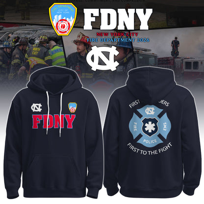 UNC x NYPD First Responders Tribute Hoodie
