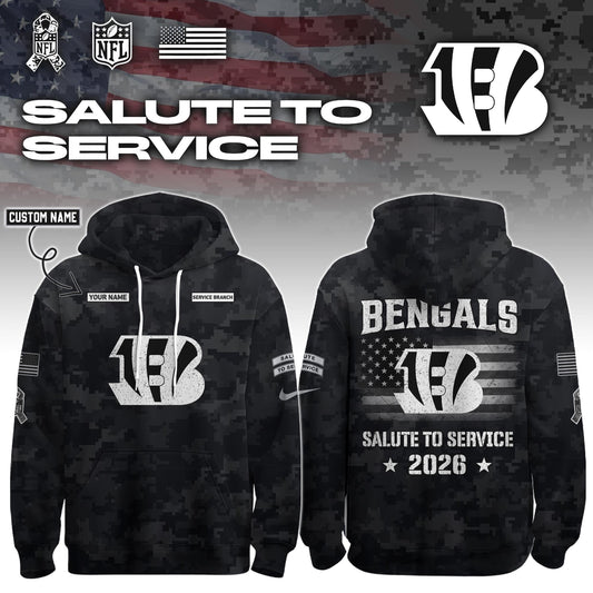 CIN 2026 Salute to Service Hoodie custom personalization and service branch Limited Edition + Selling Out Fast