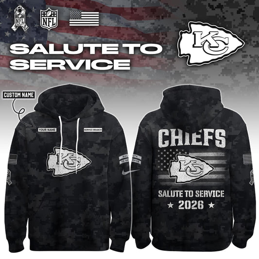 KC 2026 Salute to Service Hoodie custom personalization and service branch Limited Edition + Selling Out Fast