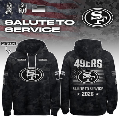 SF 2026 Salute to Service Hoodie custom personalization and service branch Limited Edition + Selling Out Fast