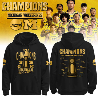 Basketball x Michigan Champions 2026 Limited Edition Hoodie