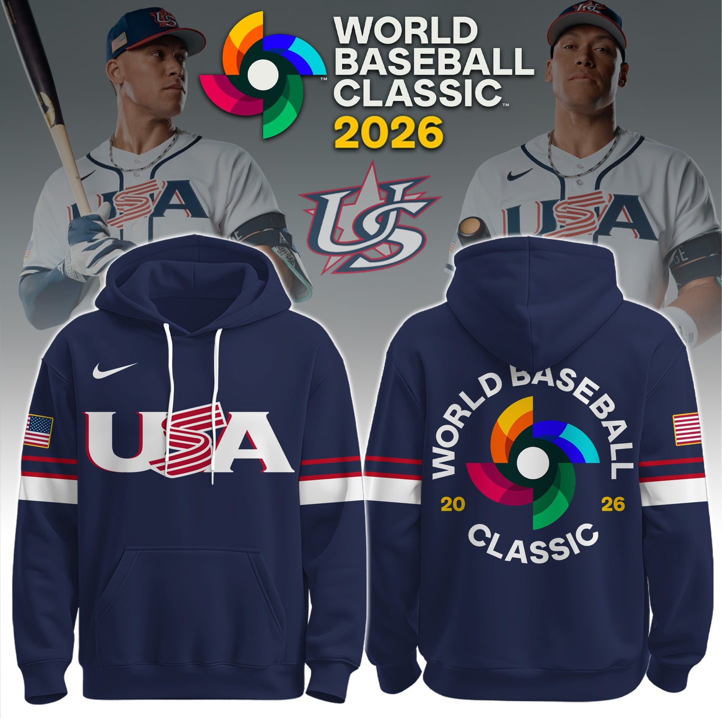 USA Baseball 2026 World Baseball Classic Combo Hoodie