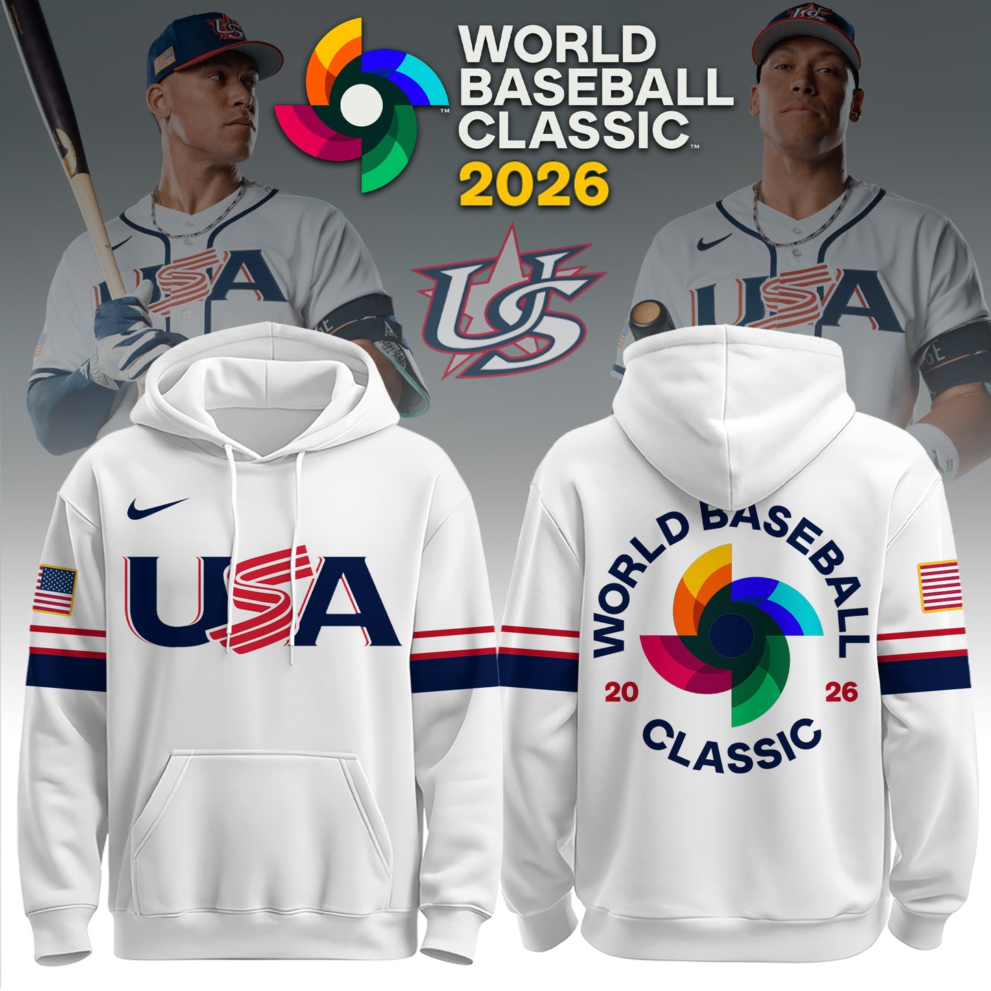 USA Baseball 2026 World Baseball Classic Combo Hoodie