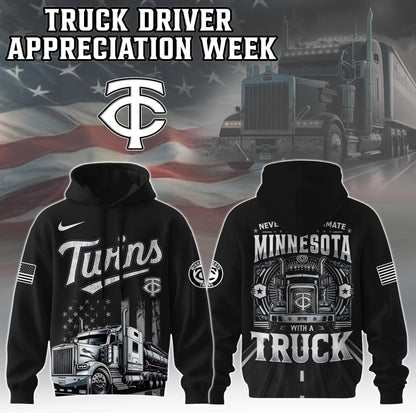 Minnesota Twins Nation Truck Driver Appreciation Week Limited Edition Hoodie 2025
