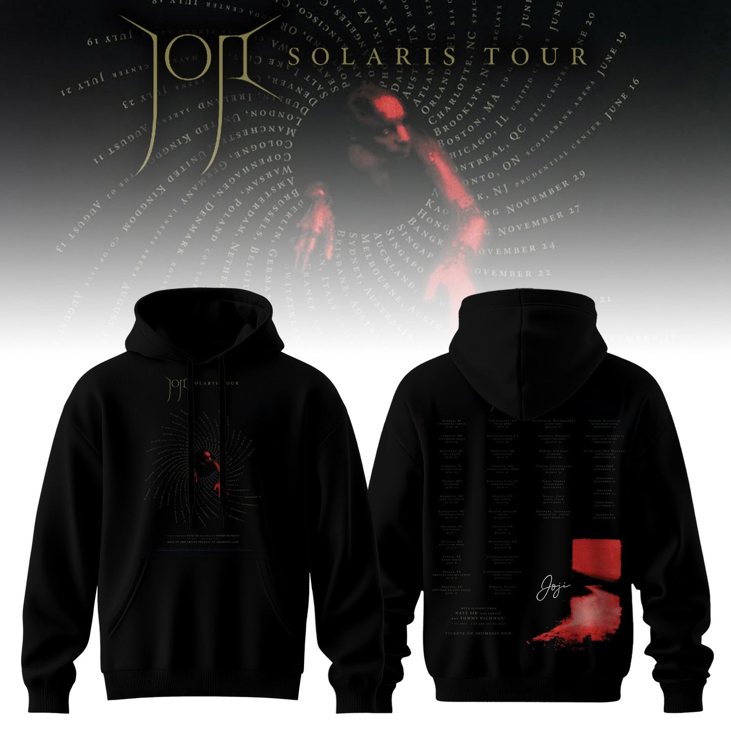 .JOJI SOLARIS TOUR HOODIE