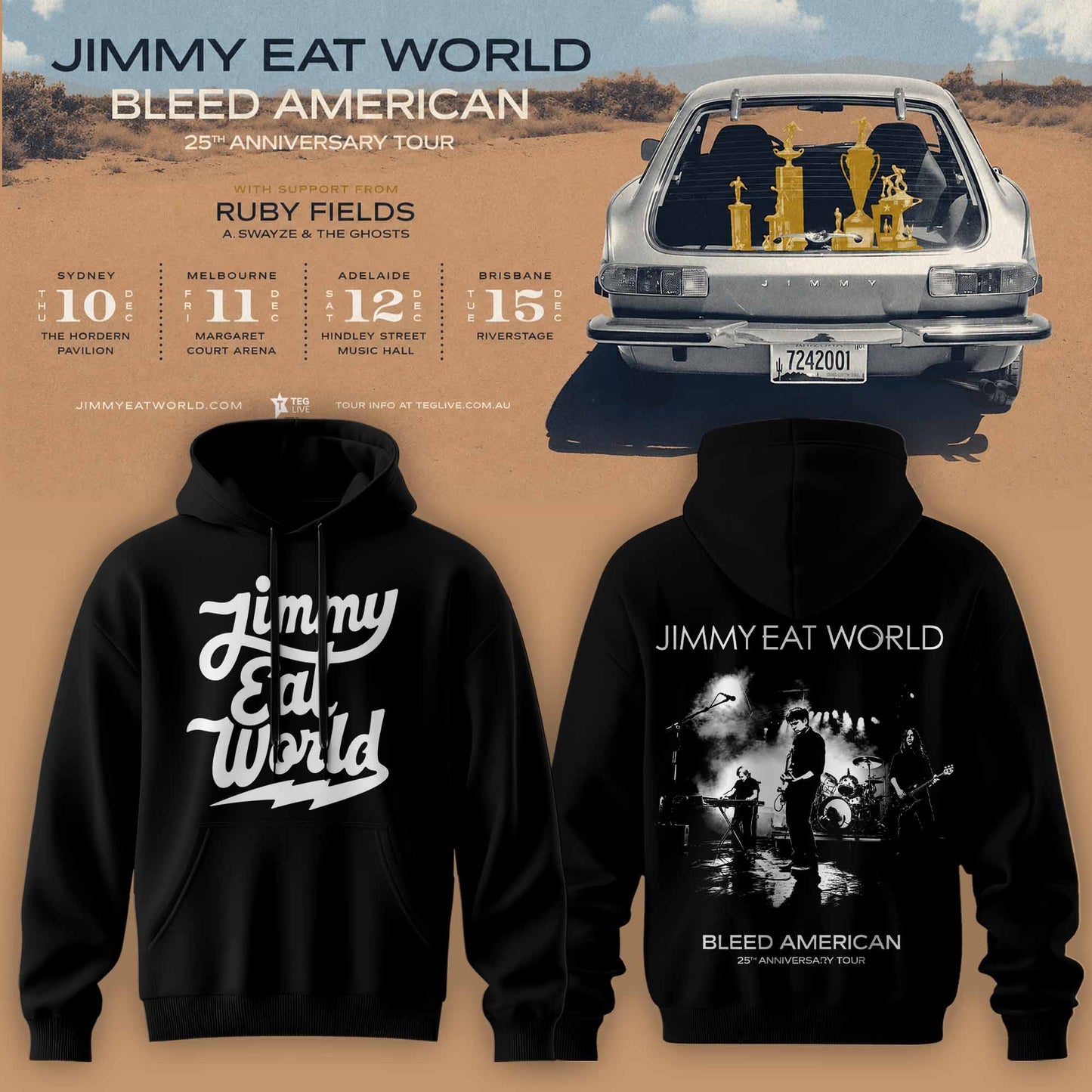 JEW – BLEED AMERICAN 25 YEARS HOODIE