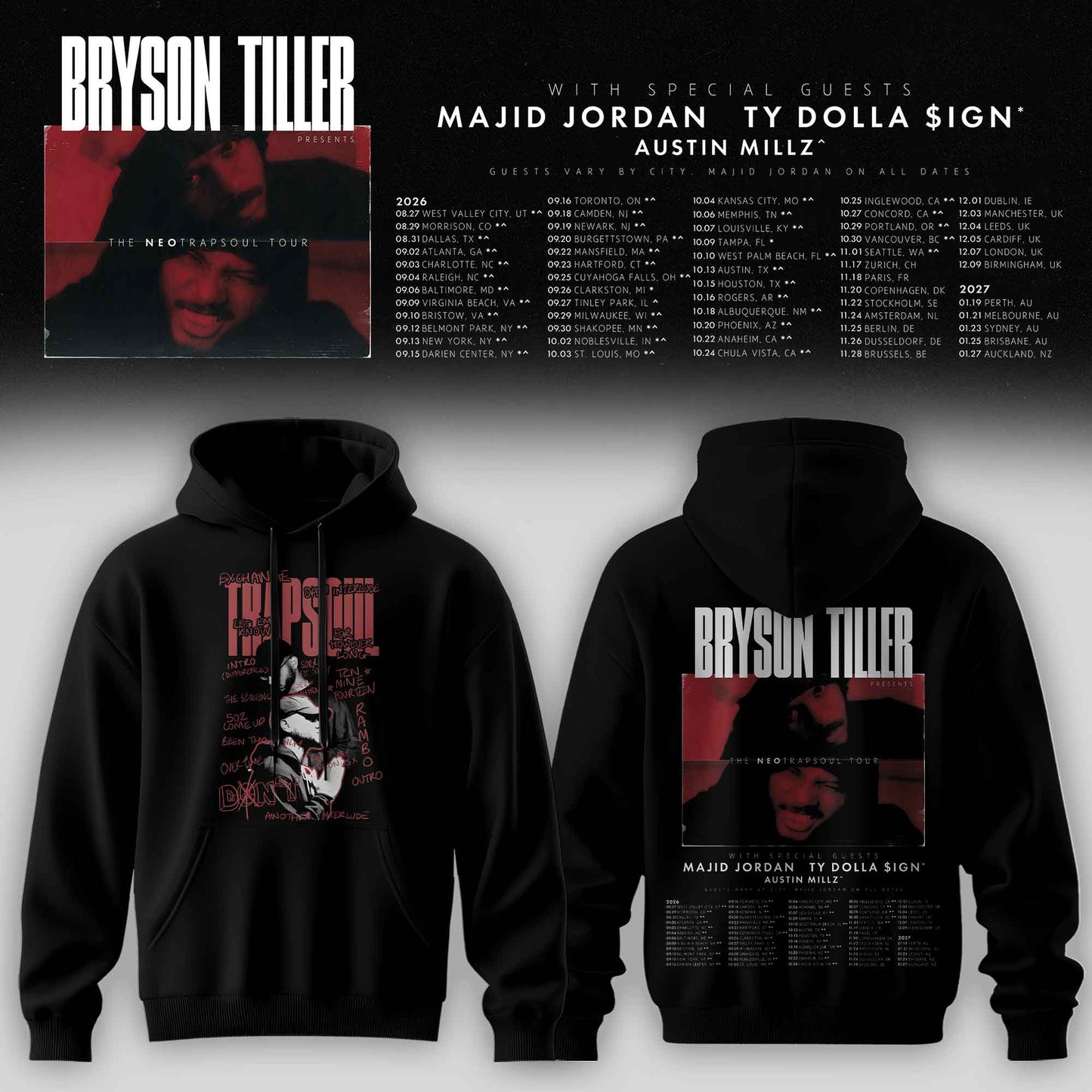 BRYSON TILLER – THE NEOTRAPSOUL COLLECTION HOODIE