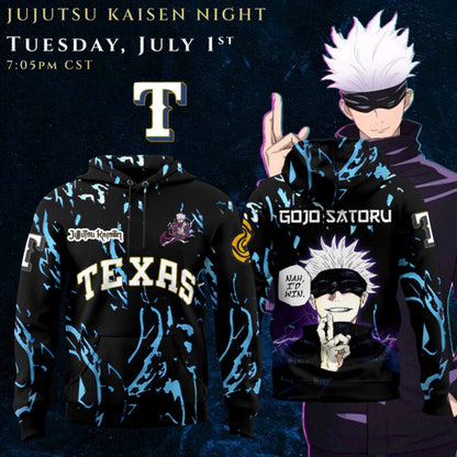 _,.Texas Rangers x Jujutsu Kaisen 2025 Hoodie