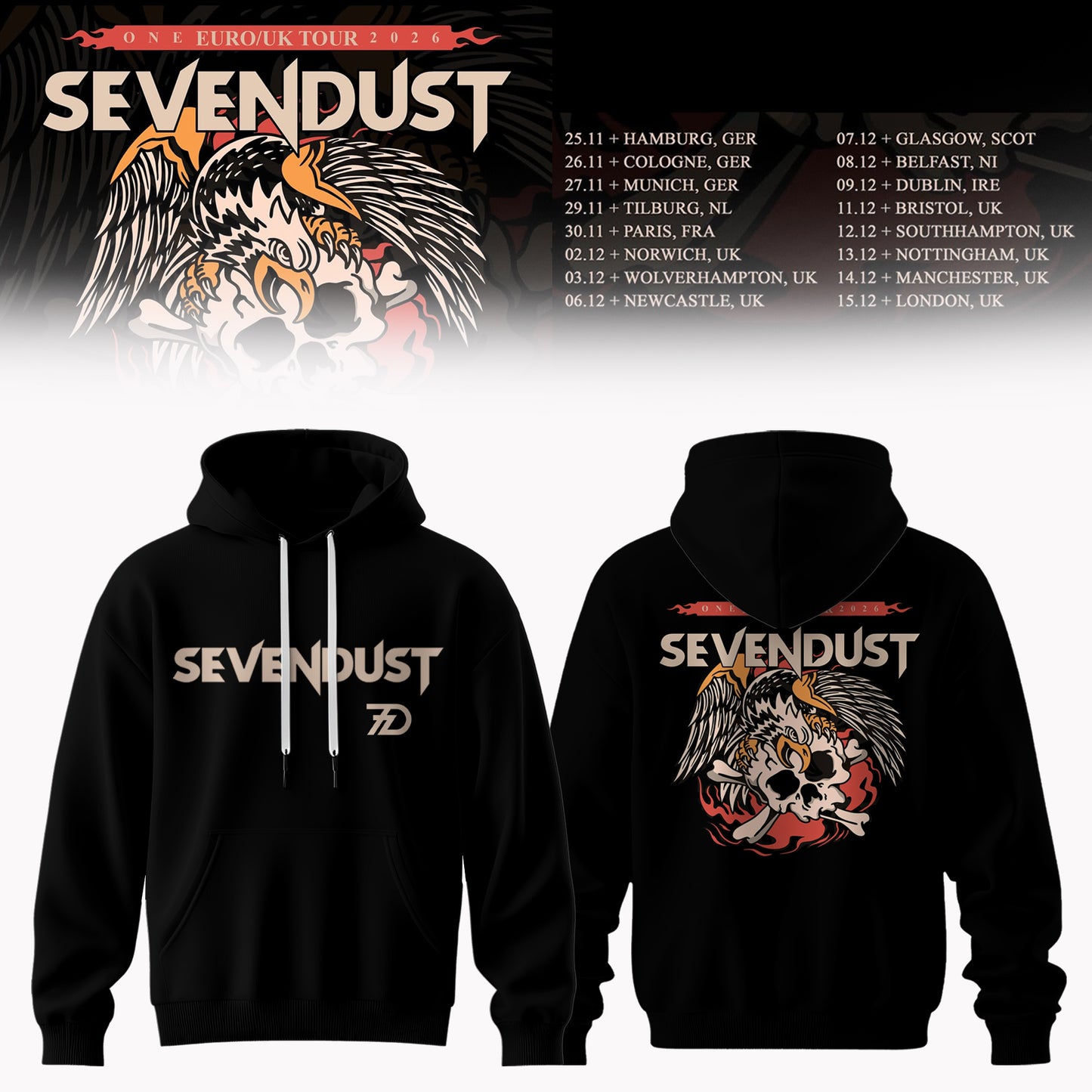 The Dead/Seven Tour Limited Hoodie