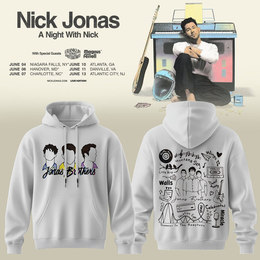 Nick Jonas – A NIGHT WITH NICK Hoodie