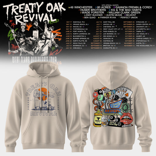 Treaty Oak Revival – West Texas Degenerate Tour Hoodie