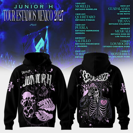 JUNIOR H “Sad Boyz” 2027 Tour Hoodie Is Here