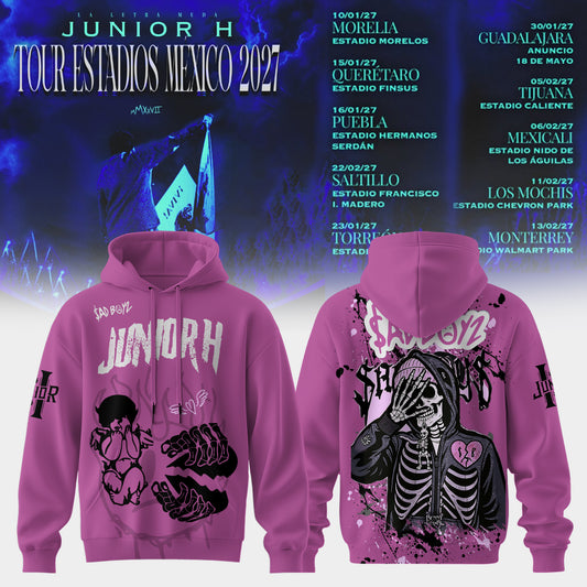 JUNIOR H “Sad Boyz” 2027 Tour Hoodie Is Here