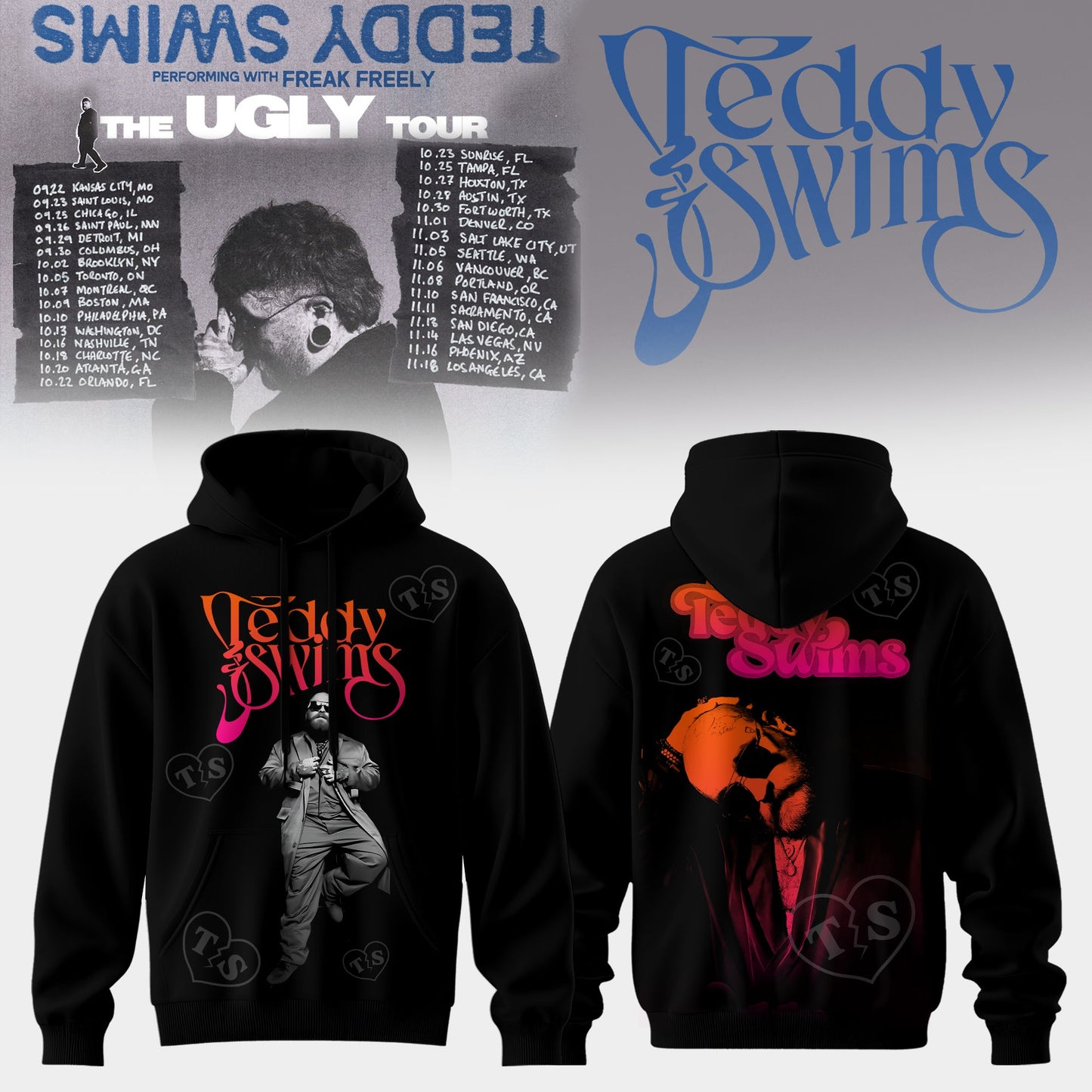🔥 TEDDY SWIMS 2026 TOUR MERCH HOODIE – LIMITED EDITION 🎤