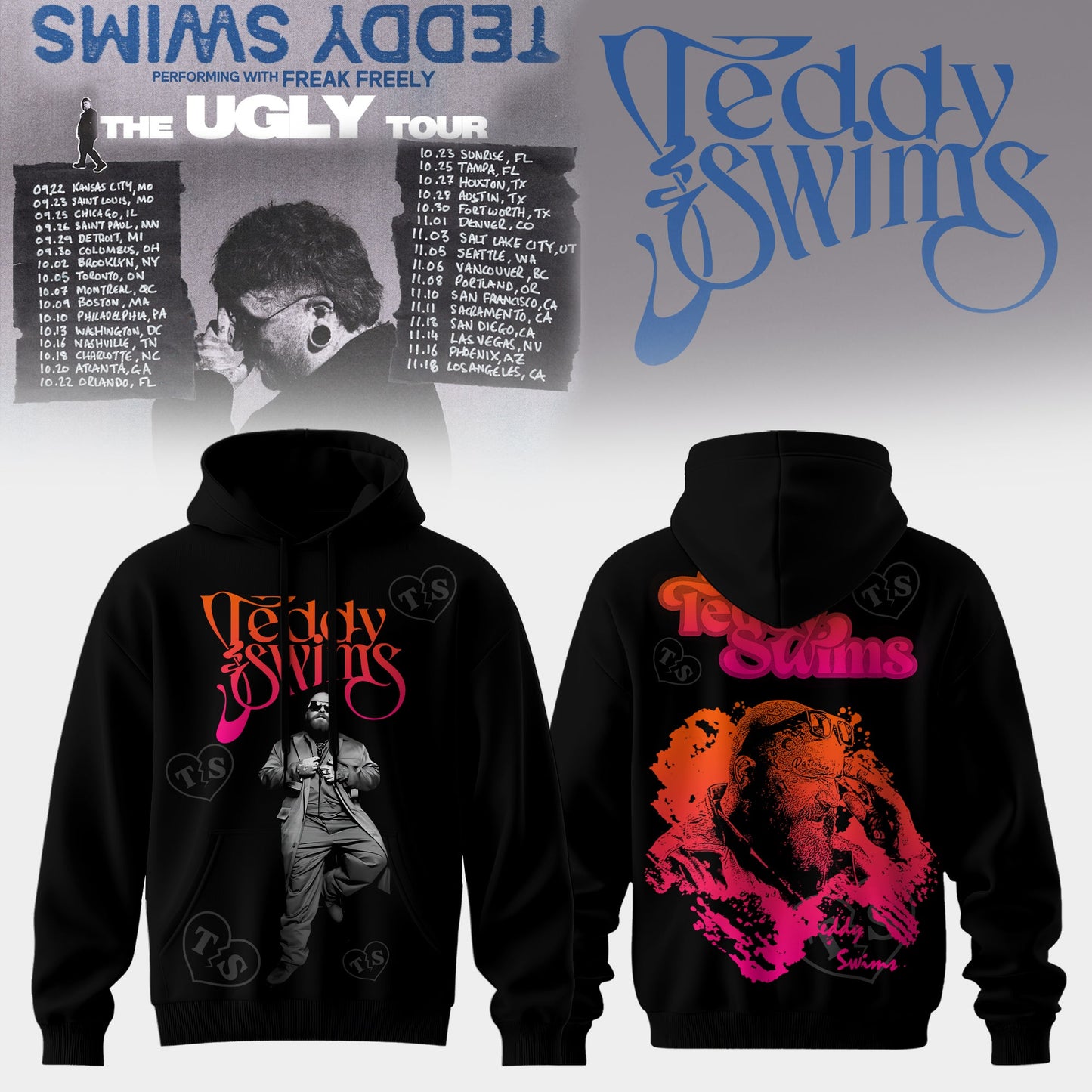 🔥 TEDDY SWIMS 2026 TOUR MERCH HOODIE – LIMITED EDITION 🎤