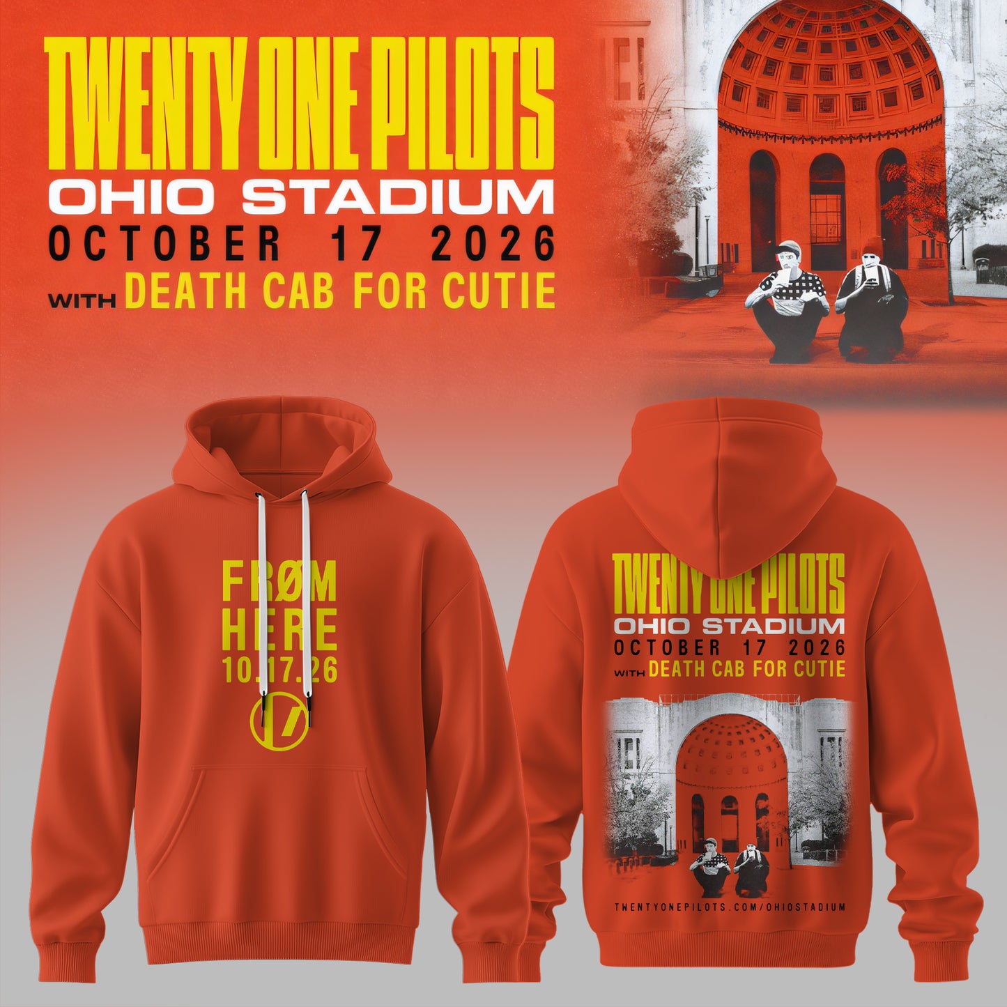 Twenty One Pilots: The Ohio Stadium Hoodie