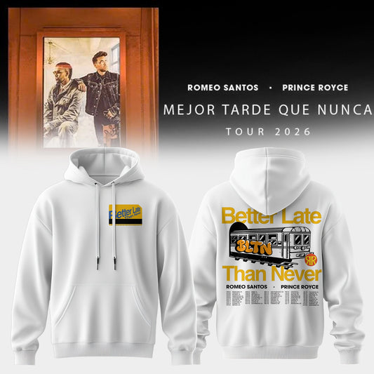 RS & PR – Mejor Tarde Que Nunca Tour 2026 Limited Hoodie