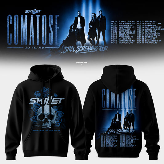 SKILLET “COMATOSE 20 YEARS” HOODIE COLLECTION IS HERE