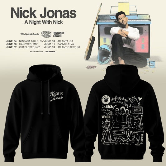 Nick Jonas – A NIGHT WITH NICK Hoodie