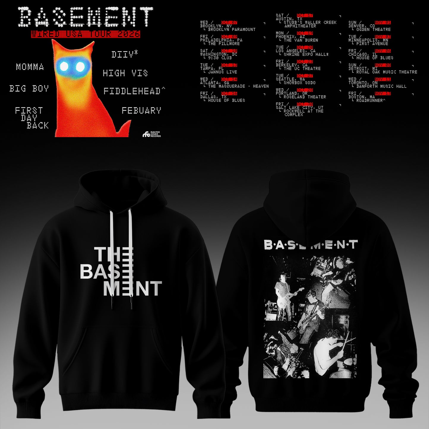 Basement – WIRED USA Tour 2026 Limited Hoodie