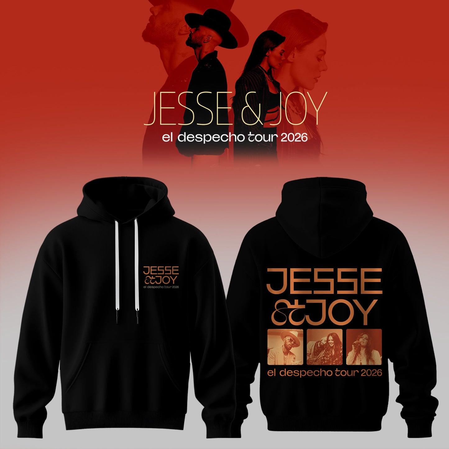 Jesse & Joy – “El Despecho Tour 2026” Hoodie