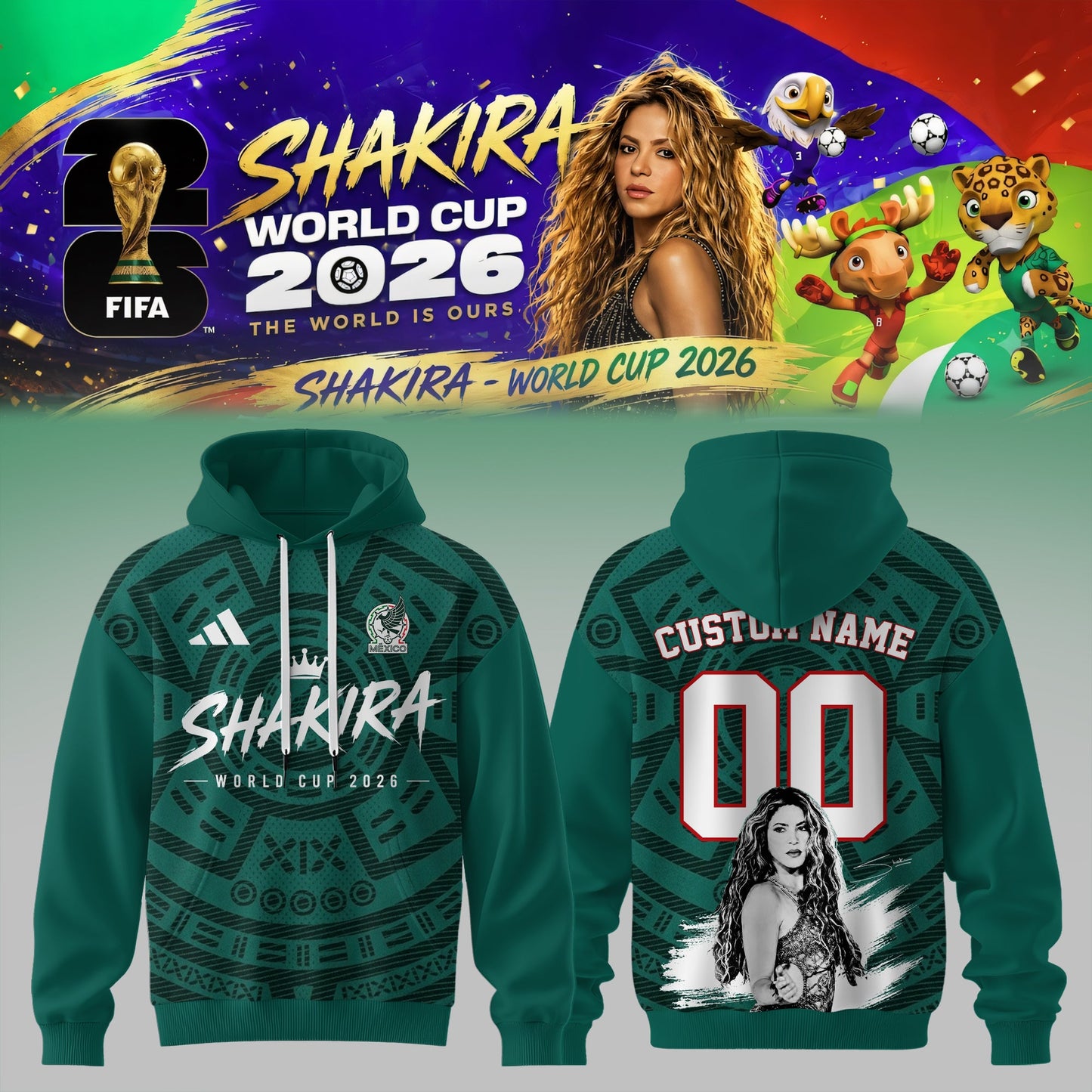 Shakira – World Cup 2026 Hoodie Collection
