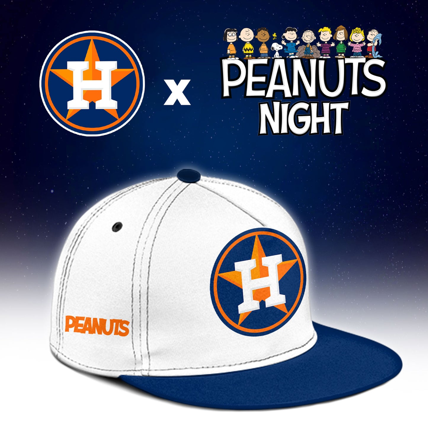 Astros x Peanuts Night ⚾🐶Custom Jersey