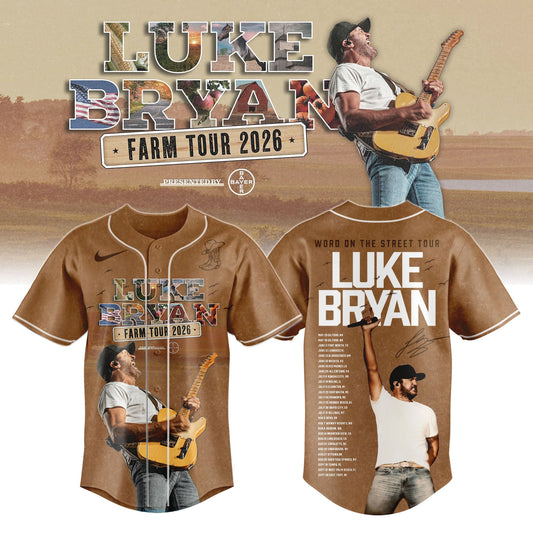 The Word On The Street Tour Luke Bryan Limited Edition Jersey