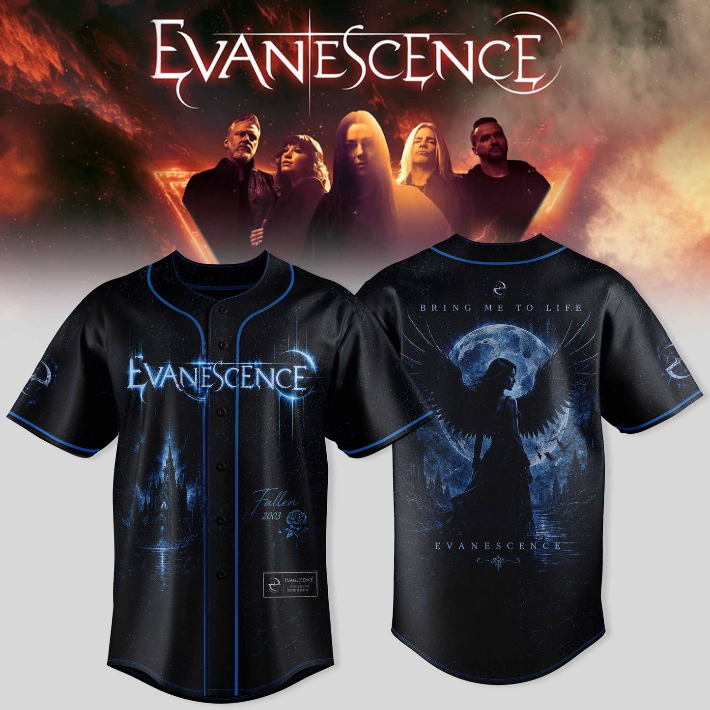 _EVANESCENCE AUSTRALIA TOUR COLLECTION 2026 JERSEY